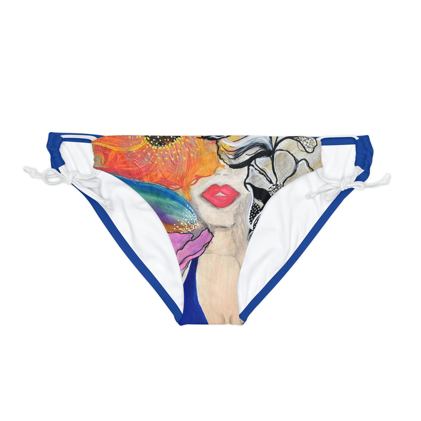 Loop Tie Side Bikini Bottom (AOP)