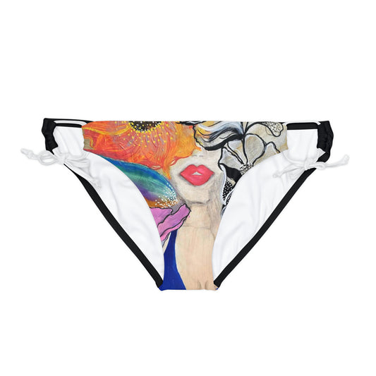 Loop Tie Side Bikini Bottom (AOP)